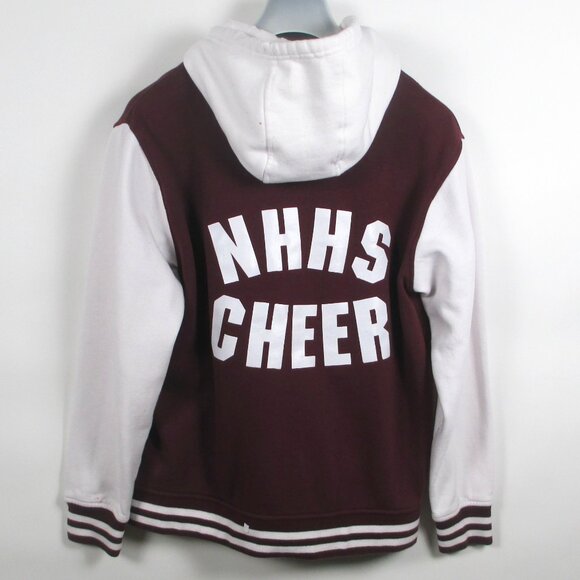 CHEER TEAM LETTERMAN HOODIE JACKET - Picture 8 of 14